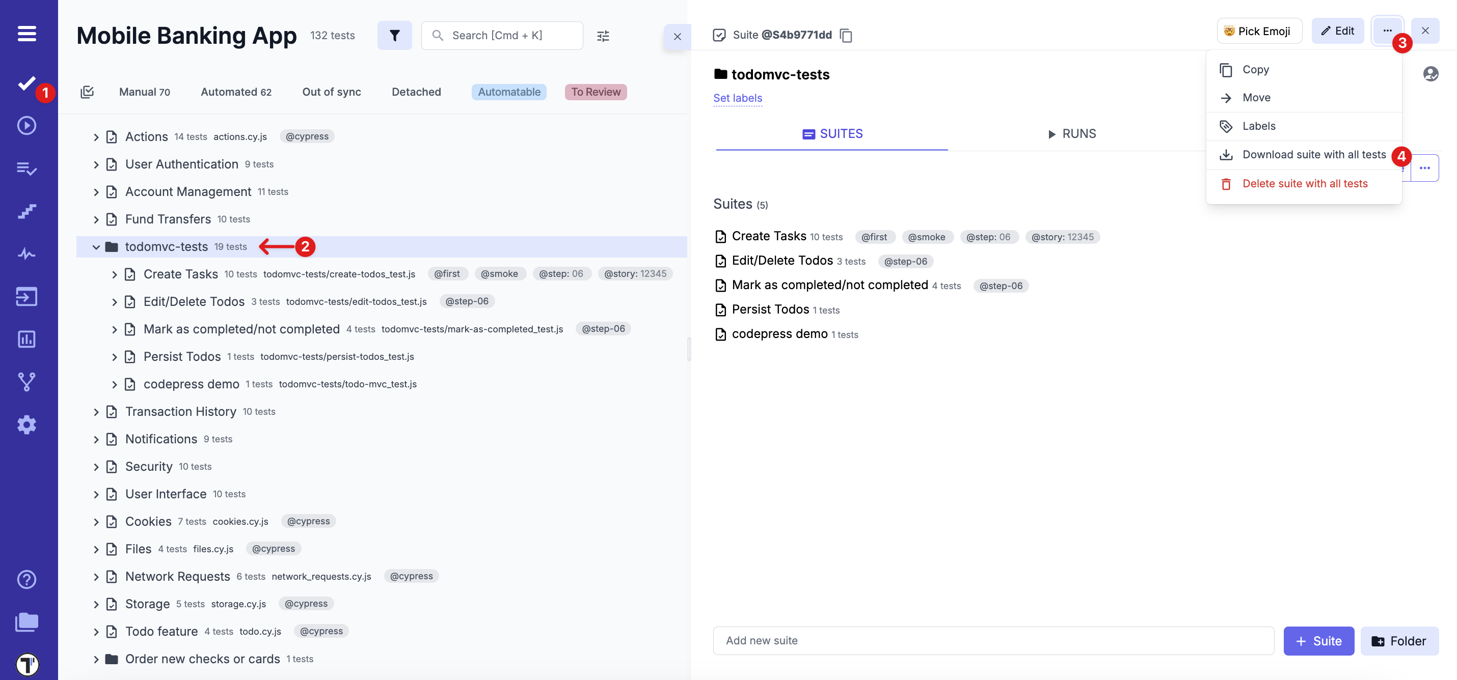 Download suite with all tests